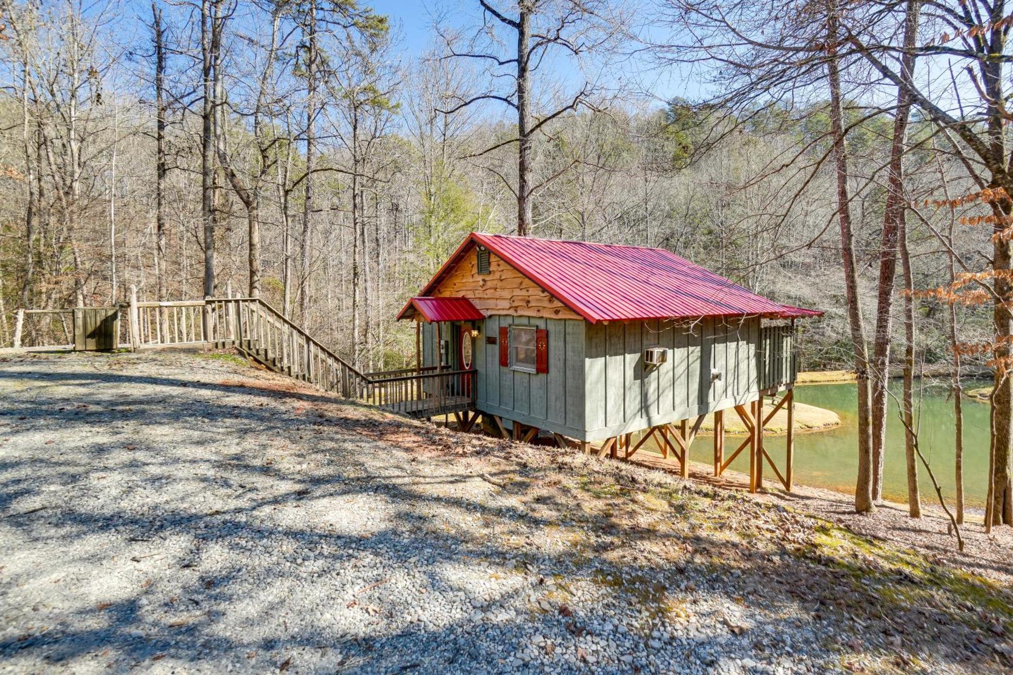 Vila Secluded Family Retreat In Dahlonega With Hot Tub! Exteriér fotografie